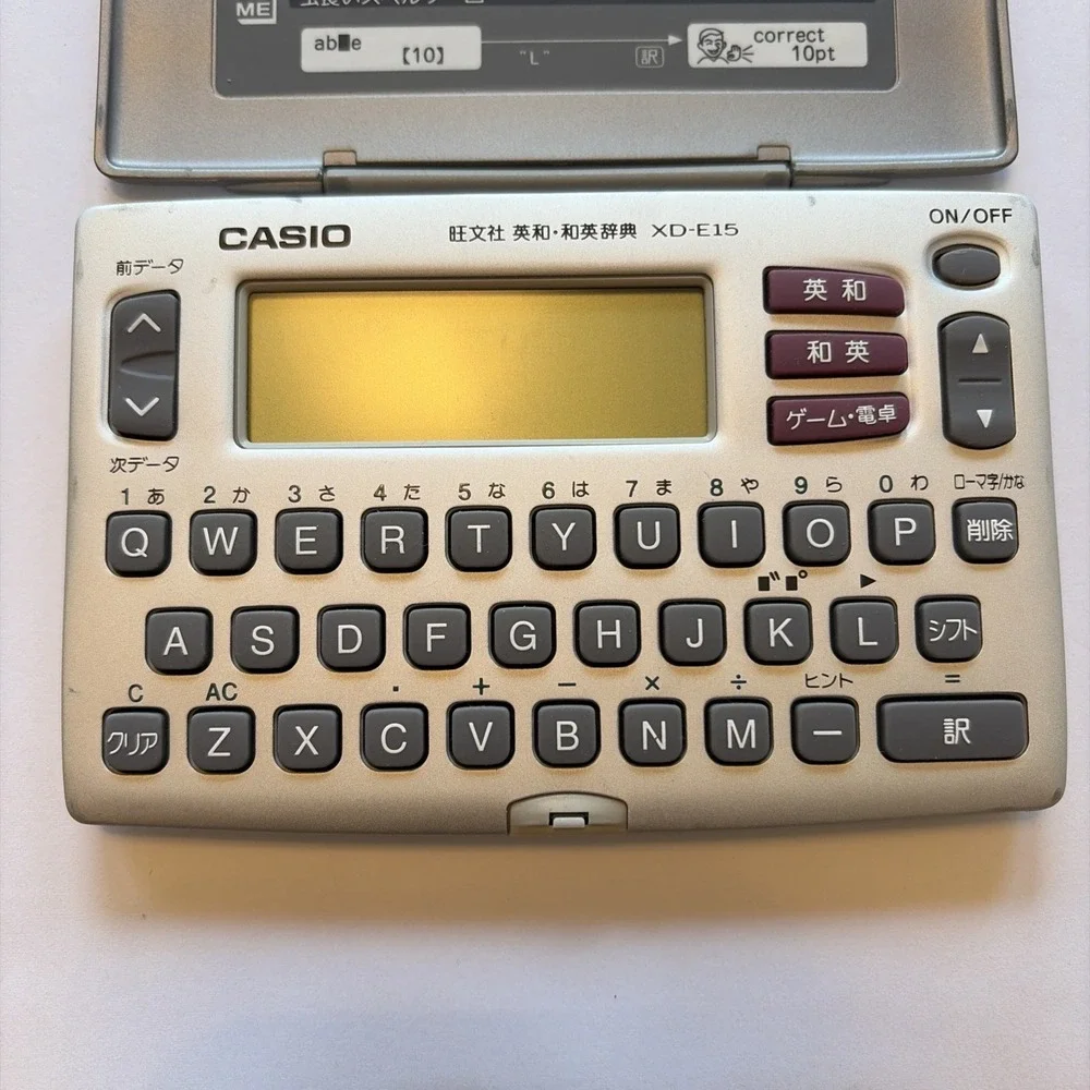 Casio EX-word XD-E15 Japanese Import English-Japanese Electronic Dictionary‎